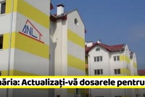 NEAMȚ: Primăria Piatra-Neamţ: Actualizaţi-vă dosarele pentru ANL