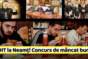 NEAMȚ: INEDIT la Piatra-Neamţ! Concurs de mâncat burgeri (FOTO)