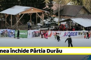 NEAMȚ: Vremea închide Pârtia Durău