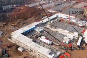 Chinezii au terminat primul spital de la Wuhan. În câte zile l-au construit