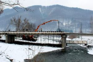 Podul peste Mureş spre Iod, tot mai aproape de finalizare
