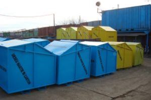 Platforma de stocare temporara a deseurilor menajere, la Recea