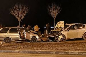 Trei persoane la spital în urma unui accident, la ieşire din Timişoara spre Săcălaz