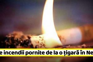 NEAMȚ: 35 de incendii pornite de la o ţigară în Neamţ