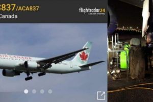EXCLUSIV VIDEO Explozie de bucurie în avionul Air Canada după aterizarea de urgenţă de la Madrid – 130 de pasageri au stat cu sufletul la gură