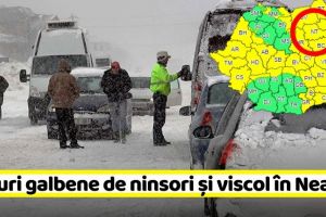 NEAMȚ: Două Coduri galbene de ninsori şi viscol în Neamţ