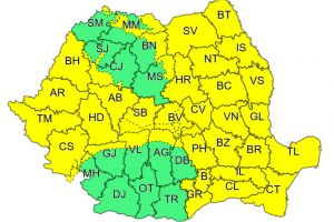 Încă un cod galben, în Bihor. Vânt puternic şi ninsori viscolite în zonele montane 