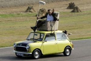 FOTO. Mr.Bean, într-o nouă ipostază la Satu Mare