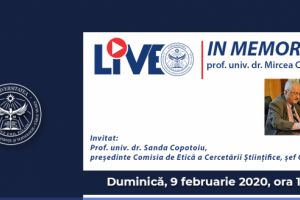 UMFST Live: In memoriam prof. univ. dr. Mircea Chiorean