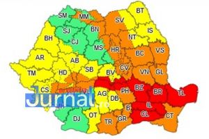ACUM: COD ROȘU de ninsori şi viscol puternic în mai multe judeţe! Vrancea, sub COD PORTOCALIU