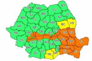 Avertizare ANM: COD ROSU de viscol şi ninsoare în mai multe judeţe. Harta zonelor afectate
