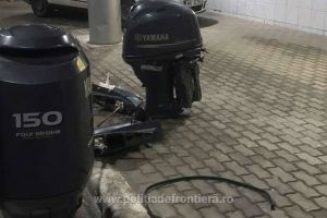 Amendă usturătoare pentru un tânăr cu BMW care încercă să introducă ilegal în ţară două motoare de barcă