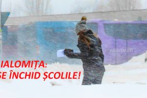 Ialomiţa: Școli închise