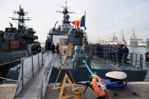 Gruparea navala NATO condusa de Romania a intrat in Marea Egee