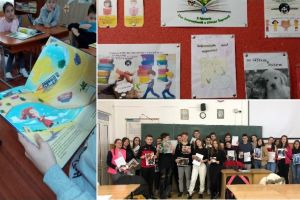 FOTO| Citim împreună România: Elevii şi profesorii din judeţul Alba au citit împreună pentru o lume mai bună