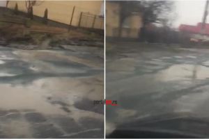 VIDEO. Drumul de la Botiz arată ca după bombardament, nu ca după reabilitare