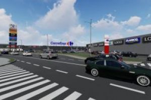 A început construcţia primului mare centru comercial din judeţ