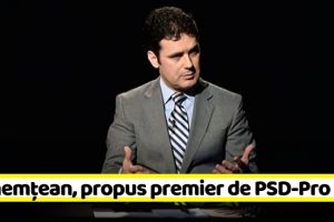 Un nemţean, propunerea PSD-Pro România pentru funcţia de prim-ministru