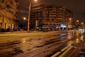 Primaria Constanta a actionat cu utilaje de deszapezire si material antiderapant