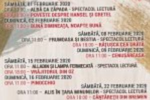 Personaje de poveste, în week-end la Teatrul Colibri