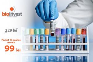 Bioinvest vine cu o ofertă specială la analize de laborator!