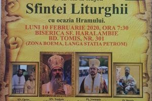 Arhiepiscopia Tomisului: Hram cu patru ierarhi la biserica Sfantul Haralambie din Constanta