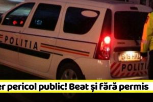 NEAMȚ: Șofer pericol public! Beat şi fără permis la volan, a ajuns în şanţ