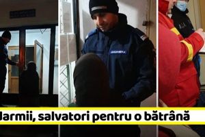 NEAMȚ: Jandarmii, salvatori pentru o bătrână din Piatra-Neamţ (FOTO)