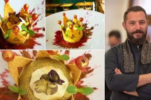 FOTO| Coroana Reginei Elisabeta a II-a, un desert delicios marca Chef Toma, pentru suverana Marii Britanii. Scrisoare pentru Majestatea Sa, de la bucătarul Cetăţii
