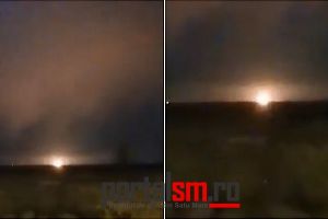 VIDEO. Flăcări uriaşe la sonda din Moftin