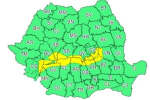Avertizări de viscol şi ninsori în 21 de judeţe. Vom avea ger în aproape toată ţara