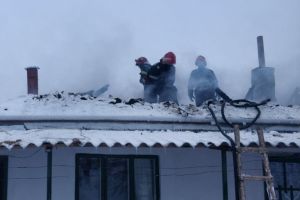 Incendiu izbucnit la o casa, in Tulcea