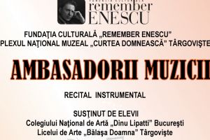Elevii Liceului de Arte susţin recitalul instrumental “Ambasadorii muzicii”