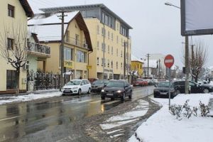FOTO: Deszăpezirea la Sibiu – Câte utilaje au intervenit şi cum se circulă prin oraş