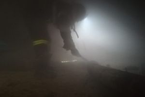 Judetul Tulcea: Incendiu izbucnit la o casa. Degajare mare de fum