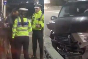 Șoferul care s-a oprit cu maşina în parapetul de pe Podul Decebal era beat. Concluzia Poliţiei