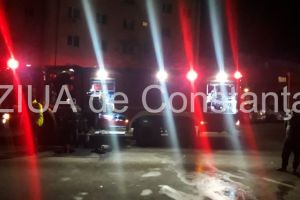 Judetul Constanta. Autoturism in flacari. Vezi unde s-a intamplat 