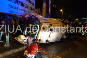 Ambulante implicate in accidente rutiere, in Constanta. Cati soferi au fost gasiti vinovati