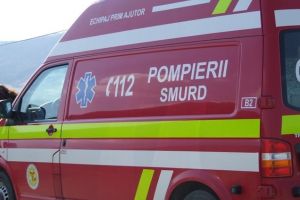 Autoutilitară lovită de tren, în judeţul Braşov