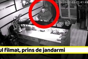 NEAMȚ: Hoţul filmat, prins de jandarmi