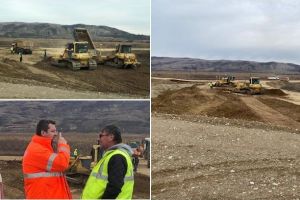 FOTO| Vizită inopinată pe şantierele Autostrăzii Sebeş-Turda a directorului general al CNAIR, Sorin Scarlat: „Loturile 1 şi 2 ale A10, finalizate până la finalul anului”