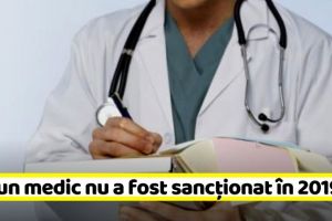 NEAMȚ: Niciun medic din Neamţ nu a fost sancţionat în 2019