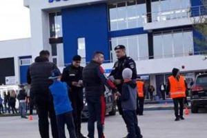 Jandarmii constanteni asigura ordinea publica la meciul de fotbal dintre FC Viitorul –CSU Craiova