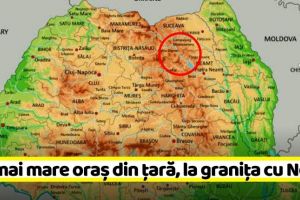 Cel mai mare oraş din România, ca suprafaţă, este la graniţa judeţului Neamţ