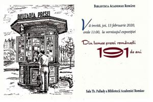 #DobrogeaAcademica:  Vernisajul unei expozitii cu mesaj profund - Din lumea presei romanesti. 190 de ani, la Biblioteca Academiei Romane (document)