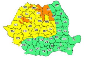 COD GALBEN de vreme severă, la Braşov!