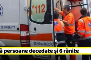 NEAMȚ: Două persoane decedate şi 6 rănite în acest weekend