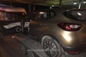 Renault furat din Belgia, descoperit de politistii de frontiera