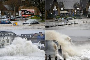 FOTO/VIDEO. Furtuna ce vine spre Satu Mare a provocat pagube în Anglia, Belgia, Germania