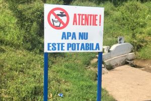 Apa de la izvorul din zona pasarelă peste râul Vedea, contaminată cu Clostridia